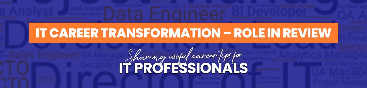 careers in technology, IT-Role-In-review - Career Tips for IT Professionals